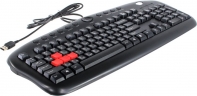 купить Клавиатура игровая A4tech KB-28G USB, Black, сменные красные клавиши A,S,W,D в Алматы фото 3