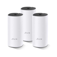 Купить Домашняя Mesh Wi-Fi система GbE AC1200 Tp-Link Deco M4 (3 устройства) <Бесшовный роуминг, 867Mbps 5Ghz + 300Mbps 2.4Ghz, 802.11ac/a/b/g/n, 2 гигабитных порта LAN/WAN> Алматы