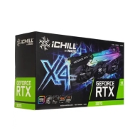 купить Видеокарта Inno3D GeForce RTX3070 ICHILL X4 LHR 8Gb GDDR6 256-bit HDMI 3xDP C30704-08D6X-1710VA35H в Алматы фото 4
