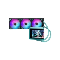 Купить СЖО ASUS ROG RYUO IV 360 ARGB MIKU, movable curved 6.67-inch AMOLED display, 3xARGB FAN, AM5, 1700, 1851, Black, Retail Алматы