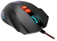 купить Wired Gaming Mouse with 8 programmable buttons, sunplus optical 6651 sensor, 4 levels of DPI default and can be up to 6400, 10 million times key life, 1.65m Braided USB cable в Алматы фото 2