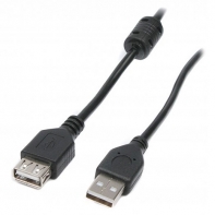 купить Кабель PowerPlant USB 2.0 AF &ndash; AM, 1.0 м, One ferrite в Алматы фото 1