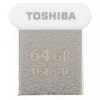 купить USB-ФЛЕШ-НАКОПИТЕЛЬ 64Gb TOSHIBA U364 USB 3.0 THN-U364W0640E4 WHITE в Алматы фото 1