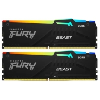 купить Комплект модулей памяти Kingston FURY Beast KF548C38BBAK2-64 DDR5 64GB (Kit 2x32GB) 4800MHz в Алматы фото 1