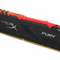 купить Модуль памяти, Kingston, HyperX Fury RGB HX432C16FB3A/8, DDR4, 8GB, DIMM <PC4-25600/3200MHz>, Чёрный в Алматы фото 1