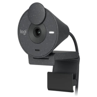 купить Вэб-камера LOGITECH Web camera Brio 300 Full HD Black 960-001438 в Алматы фото 1