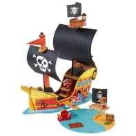 Купить Игровой набор Janod Корабль пиратов 3D J08579 Алматы