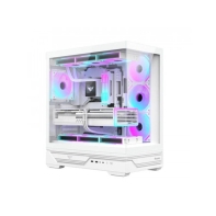 Купить Компьютерный корпус Huntkey MVP Destiny, Без БП, 0.7mm, 1xType C, 2xUSB3.0, HD-Audio, ATX, White Алматы