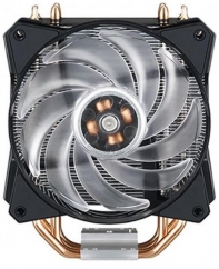 купить Вентилятор для CPU CoolerMaster MasterAir MA410P Intel&AMD RGB 4-pin(PWM) 650-2000RPM 30dBA(Max) LGA1151/1150/1155/2066/2011-v3/2011/AM4/AM3+/FM2+ MAP-T4PN-220PC-R1 в Алматы фото 1