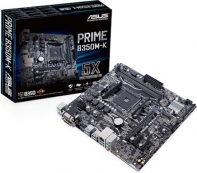 купить Материнская плата ASUS PRIME B350M-K AMD B350  AM4 2xDDR4 2666/2400/2133 MHz, 4xSATA6Gb/s, 1xM.2 Socket 3, 1xPCIe3.0/2.0x16 (max x8 mode) *2, 2xPCIe2.0x1 2xPCI Multi-VGA output support: D-Sub/DVI ports 4xUSB3.1 Gen 1, 2xUSB2.0 mATX                    в Алматы фото 1