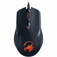 купить Компьютерная мышь, Genius, Ammox X1-400, RGB, Игровая, Оптическая 400-3200dpi, Проводная 1,8м, USB, Черная в Алматы фото 1