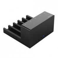 купить Док-станция HDD 2.5/3,5* ORICO 6558US3-C-(EU)-BK <USB3.0, Cable 1m, 12V4A, BLACK, Max 50TB> в Алматы фото 2