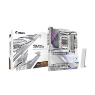 купить Сист.плата Gigabyte X870E A MASTER X ICE, X870E, AM5, 4xDDR5, 3xPCI-E x16, M2, SATA, USB-C, HDMI, WIFI7, WHITE, BOX в Алматы фото 3