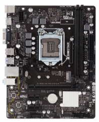 купить Материнская плата S-1200 Biostar H410MH <mATX, 2xDDR4, VGA, HDMI, M2, USB2.0*6, USB3.2*4> в Алматы фото 2