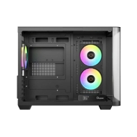 купить Корпус Ocypus Iota C50 BK Curve ARGB Digital mATX/ITX 2xUSB Type-C Черный Iota-C50-BKD300CD-GL в Алматы фото 2