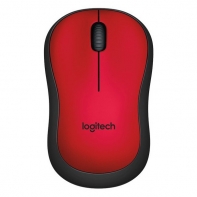купить Мышь беспроводная Logitech M220 Silent Red (красная, оптическая, 1000dpi, 2.4 GHz/USB-ресивер, бесшумная) в Алматы фото 1