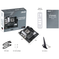 купить Сист. плата ASUS PRIME B650M-A WIFI, AM5, 4xDDR5, 3xPCI-E x16 , M.2, SATA, DisplayPort, VGA, WIFI6, BOX в Алматы фото 4