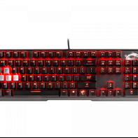 купить Клавиатура MSI Vigor GK60 CR RU USB 2.0/104клавиши/переключатели CHERRY MX Red/кабель 2м/вес 1050г. в Алматы фото 1