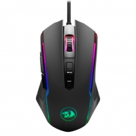 купить Мышь проводная игровая оптическая Redragon Ranger RGB (черный) USB, 10 кнопок, 12400 dpi, НОВИНКА! в Алматы фото 1