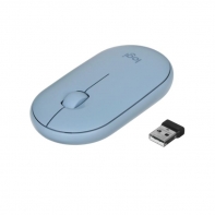купить LOGITECH Pebble M350 Wireless Mouse - BLUEBERRY - 2.4GHZ/BT - EMEA - CLOSED BOX в Алматы фото 3