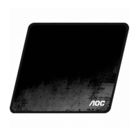 купить Игровой коврик для компьютерной мыши AOC 450х400х3мм Черный MM300L в Алматы фото 3