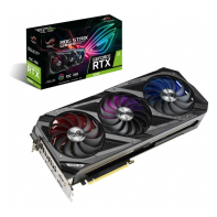 купить Видеокарта ROG-STRIX-RTX3090-O24GGAMING, Triple fan, 24Gb/384bit GDDR6X, 2xHDMI 2.1, 3xDP 1.4a, HDCP, BOX в Алматы фото 1