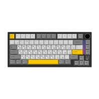купить KeyBoard USB, AttackShark X820 Ultra, Custom Linear switch, 80 keys+1knob+LCD0.85", 2,4/BT/cable,blc в Алматы фото 1