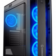 купить Корпус ПК без БП GameMax MoonLight <ATX, 4x120mm, VGA 360mm, CPU 160mm, 0.6mm, 440х470х205mm> в Алматы фото 1
