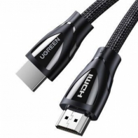 купить Кабель Ugreen HD140 HDMI A M/M Cable with Braided, 1m, 80401 в Алматы фото 1