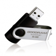 купить USB-ФЛЕШ-НАКОПИТЕЛЬ 16Gb GOODRAM UTS2 USB 2.0 UTS2-0160K0R 11 BLACK в Алматы фото 1