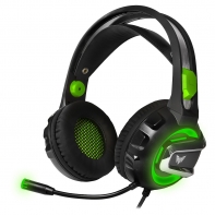 купить Гарнитура игровая CROWN CMGH-3002 Black&green в Алматы фото 1