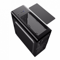 купить Корпус ПК без БП GameMax MoonLight <ATX, 4x120mm, VGA 360mm, CPU 160mm, 0.6mm, 440х470х205mm> в Алматы фото 3