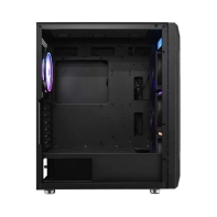 купить Case ATX midi tower APEX, 3701, 1*120mm ARGB + 3*120mm black + ARGB fan hub + remote contr. (без БП) в Алматы фото 2