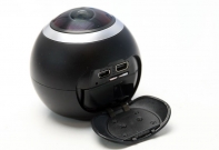 купить Экшн-камера, SJCAM, SJ360, 2K/30fps, Sony IMX078 12 МП 360° Fish-eye,  Wifi 10 м, Чипсет NTK 96660, 1300mAh, 2* сенсорный дисплей, Чёрный в Алматы фото 3