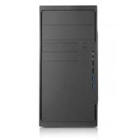купить Компьютерный корпус Foxline FL-733R, PSU 450W 12cm, w/2xUSB2.0, w/2xUSB3.0, black, mATX в Алматы фото 2