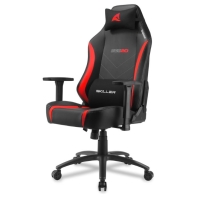 купить Игровое кресло Sharkoon Skiller SGS20 Black/Red <Cинтетическая кожа, Газлифт 4, подлокотник 3D> в Алматы фото 1