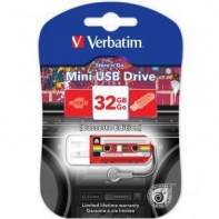 купить USB Флеш 32GB 2.0 Verbatim 049392 кассета красная в Алматы фото 1