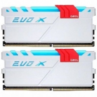 купить Оперативная память с RGB подсветкой GEIL EVO X SERIES 8GB DDR4 PC4-17000 2133MHz D4 EVO X GEXW48GB2133C15SC БЕЛЫЙ. Память с функцией подсветки предназначена для моддинга геймерских ПК! Совместима  и протестирована с мат. платами с поддержкой AURA от  в Алматы фото 1