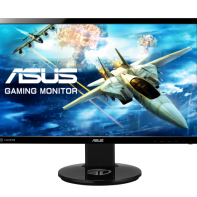 купить Монитор ASUS VG248QE TN,24*,16:9 FHD(1920x1080x144 Hz),350cd/m2,1000:1,80M:1,170/160,1ms,Spkrs 2W,DVI,HDMI,DP,Gaming,Blk в Алматы фото 1