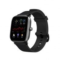купить Смарт часы, Amazfit, GTS2 mini A2018, Дисплей 1.55* AMOLED, Разрешение 354х306, Водонепроницаемость 5 АТМ, GPS+GLONASS, Батарея 220 мАч, Midnight Black/ Meteor Black в Алматы фото 1