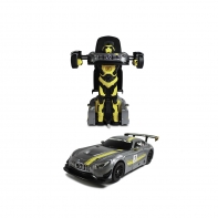 купить Радиоуправляемый Трансформер, RASTAR, 74820G, 1:14, Mercedes-Benz GT3 Transformable car, 2.4GHz, Свет, Звук, Танцует, Съемные щит и секира, Серый в Алматы фото 1