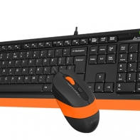 купить Клавиатура мышь A4tech F1010-ORANGE Fstyler USB в Алматы фото 1