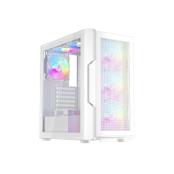 Купить Корпус 1Stplayer T7 P WH, Midi Tower, ATX, White, 1x3.5*/2x2.5*, 2хUSB3.2, RGB в Алматы
