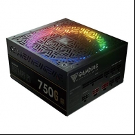 купить Блок питания ПК  900W GAMDIAS ASTRAPE P1-750G 80PLUS GOLD <750W, RGB, APFC,135mmFAN> в Алматы фото 1