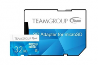 купить Карта памяти Team Group TCUSDH32GUHS40, Micro-SDHC, 32Gb, Class 10 UHS-I RETAIL, W/BLUE Adapter в Алматы фото 1