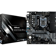 купить Материнская плата ASRock H370M PRO4 iH370 Supports 8th Generation Intel® Core™ Processors Coffee Lake-S LGA1151 4xDDR4 (2666) 6xSATA3 1xUltraM.2 1xM.2 1xD-Sub, 1xDVI-D, 1xHDMI, 2xPCI-E3.0x16, 2xPCI-E3.0x1 Supports AMD Quad CrossFireX™ and CrossFireX™ в Алматы фото 1