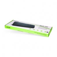 купить Клавиатура, Delux, DLK-160UB, USB, Кол-во стандартных клавиш 103, 12 мультимедиа-клавиш, Размер: 435.4*172*26,8 мм., Длина кабеля 1,4 метра,  Анг/Рус/Каз, Чёрный в Алматы фото 2
