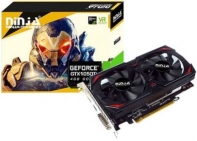 купить Видеокарта Sinotex Ninja GeForce GTX1050 Ti 4Gb GDDR5 128bit DVI HDMI DP NK105TI45F в Алматы фото 2