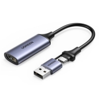 купить Переходник Ugreen CM489 USB 1080P Video Capture Device, 40189 в Алматы фото 1