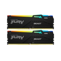 Купить DIMM DDR5 64 GB kit <5200MHz> Kingston Fury Beast, KF552C40BBAK2-64, (2x32GB), CL40 Алматы